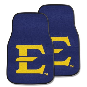 Wholesale-East Tennessee Buccaneers 2-pc Carpet Car Mat Set 17in. x 27in. - 2 Pieces SKU: 5226