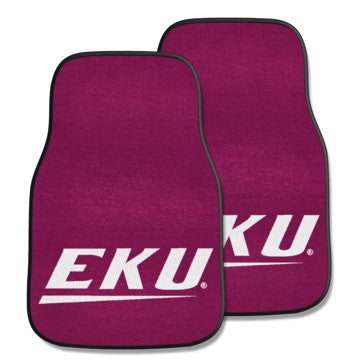 Wholesale-Eastern Kentucky Colonels 2-pc Carpet Car Mat Set 17in. x 27in. - 2 Pieces SKU: 5228