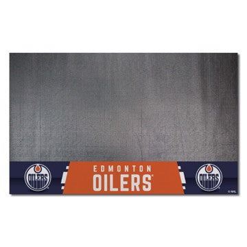 Wholesale-Edmonton Oilers Grill Mat NHL Vinyl Mat - 26" x 42" SKU: 14235