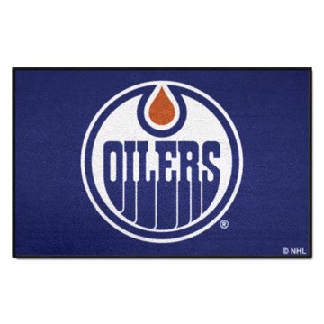 Wholesale-Edmonton Oilers Starter Mat NHL Accent Rug - 19" x 30" SKU: 10280