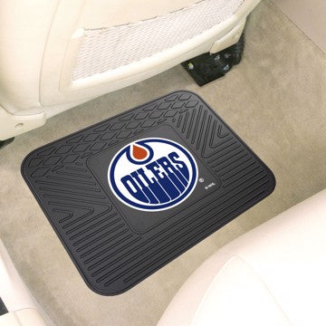 Wholesale-Edmonton Oilers Utility Mat NHL Back Seat Car Floor Mats - 1 Piece - 14" x 17" SKU: 10768