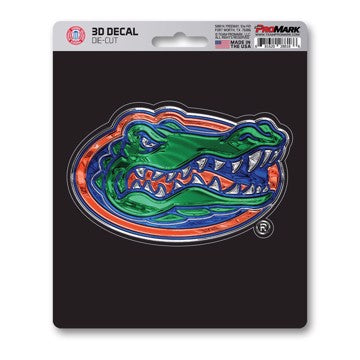 Wholesale-Florida 3D Decal University of Florida 3D Decal 5” x 6.25” - "Gator Head" Logo SKU: 62808