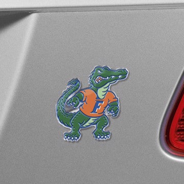 Wholesale-Florida Embossed Color Emblem 2 University of Florida Embossed Color Emblem 2 3.25” x 3.25 - "Albert the Gator" Mascot Logo SKU: 60631