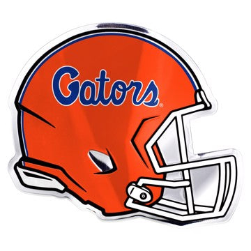 Wholesale-Florida Embossed Helmet Emblem University of Florida Embossed Helmet Emblem 3.25” x 3.25 - "Gators" Script Wordmark SKU: 60751
