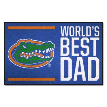 Wholesale-Florida Gators World's Best Dad Starter Mat 19"x30" SKU: 18193