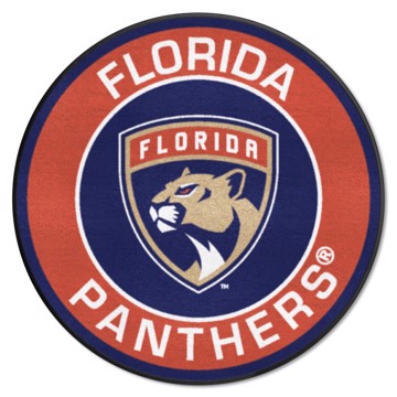 Wholesale-Florida Panthers Roundel Mat NHL Accent Rug - Round - 27" diameter SKU: 18873