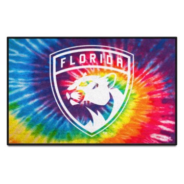 Wholesale-Florida Panthers Starter Mat - Tie Dye NHL Accent Rug - 19" x 30" SKU: 34484