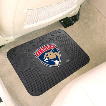Wholesale-Florida Panthers Utility Mat NHL Back Seat Car Floor Mats - 1 Piece - 14" x 17" SKU: 10769