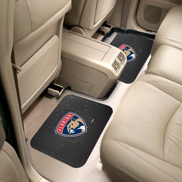 Wholesale-Florida Panthers Utility Mat Set NHL Back Seat Car Floor Mats - 2 Piece Set - 14" x 17" SKU: 12411