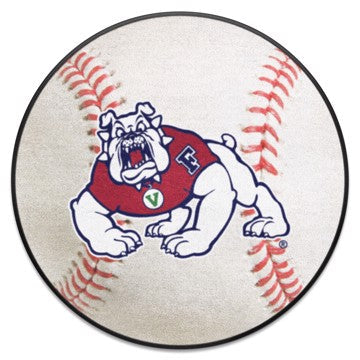 Wholesale-Fresno State Bulldogs Baseball Mat 27" diameter SKU: 4890