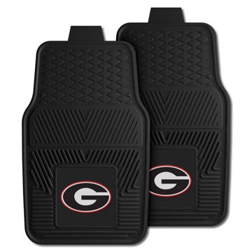 Wholesale-Georgia Bulldogs 2-pc Vinyl Car Mat Set 17in. x 27in. - 2 Pieces SKU: 8746