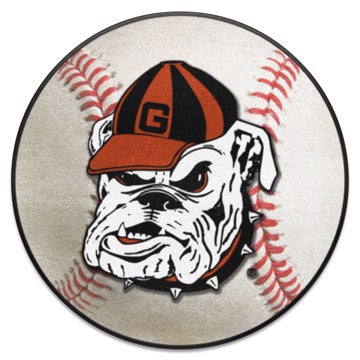 Wholesale-Georgia Bulldogs Baseball Mat 27" diameter SKU: 4953