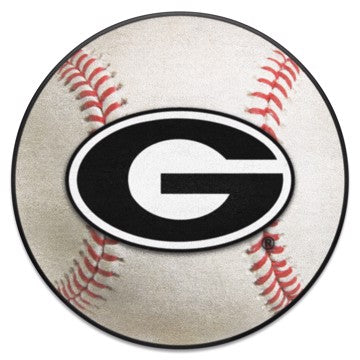 Wholesale-Georgia Bulldogs Baseball Mat 27" diameter SKU: 4989