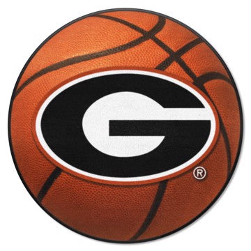 Wholesale-Georgia Bulldogs Basketball Mat 27" diameter SKU: 3022