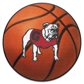 Wholesale-Georgia Bulldogs Basketball Mat 27" diameter SKU: 35697