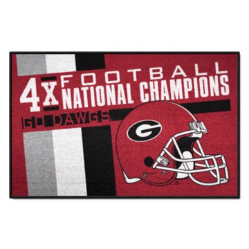 Wholesale-Georgia Bulldogs Dynasty Starter Mat 19"x30" SKU: 25958