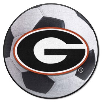 Wholesale-Georgia Bulldogs Soccer Ball Mat 27" diameter SKU: 3021