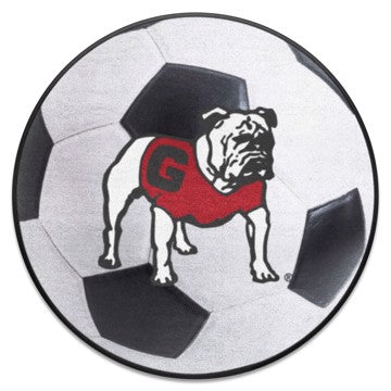 Wholesale-Georgia Bulldogs Soccer Ball Mat 27" diameter SKU: 35699