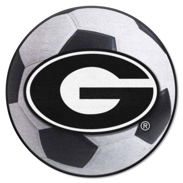 Wholesale-Georgia Bulldogs Soccer Ball Mat 27" diameter SKU: 4990