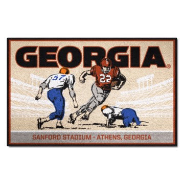 Wholesale-Georgia Bulldogs Starter Mat - Ticket 19"x30" SKU: 28108