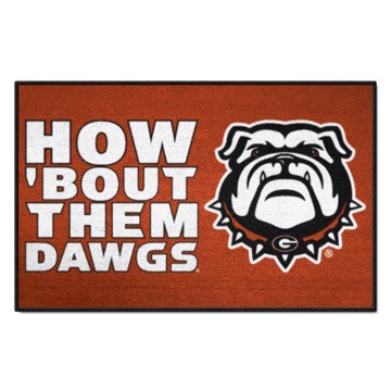 Wholesale-Georgia Bulldogs Starter - Slogan 19"x30" SKU: 33429