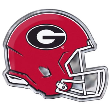 Wholesale-Georgia Embossed Helmet Emblem University of Georgia Embossed Helmet Emblem 3.25” x 3.25 - "G" Logo SKU: 60753