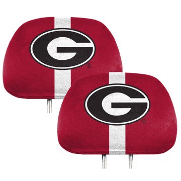 Wholesale-Georgia Printed Headrest Cover University of Georgia Printed Headrest Cover 14” x 10” - "G" Logo SKU: 62045