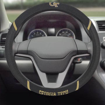 Wholesale-Georgia Tech Steering Wheel Cover Georgia Tech - 15"x15" - 15"x15" SKU: 25012