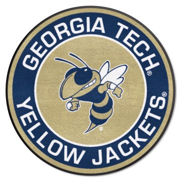 Wholesale-Georgia Tech Yellow Jackets Roundel Mat 27" diameter SKU: 24006