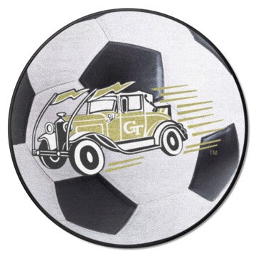 Wholesale-Georgia Tech Yellow Jackets Soccer Ball Mat 27" diameter SKU: 35711