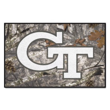 Wholesale-Georgia Tech Yellow Jackets Starter Mat - Camo 19"x30" SKU: 34001