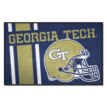 Wholesale-Georgia Tech Yellow Jackets Starter Mat - Uniform Accent Rug - 19" x 30" SKU: 36848