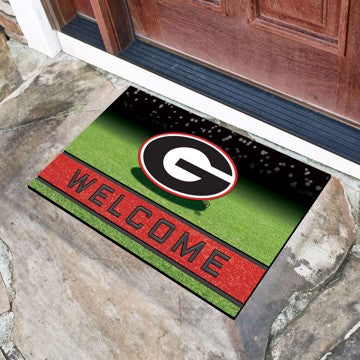 Wholesale-Georgia (UGA) Crumb Rubber Door Mat University of Georgia 18"x30" - 18"x30" SKU: 19978