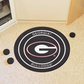 Wholesale-Georgia (UGA) Hockey Puck Mat University of Georgia Hockey - 27" diameter SKU: 22881