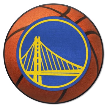 Wholesale-Golden State Warriors Basketball Mat NBA Accent Rug - Round - 27" diameter SKU: 10213