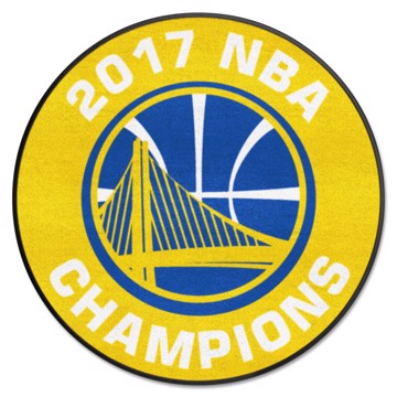 Wholesale-Golden State Warriors Basketball Mat NBA Accent Rug - Round - 27" diameter SKU: 22288