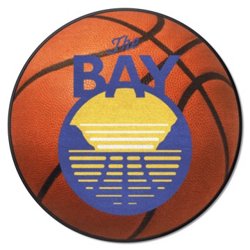 Wholesale-Golden State Warriors Basketball Mat NBA Accent Rug - Round - 27" diameter SKU: 36950