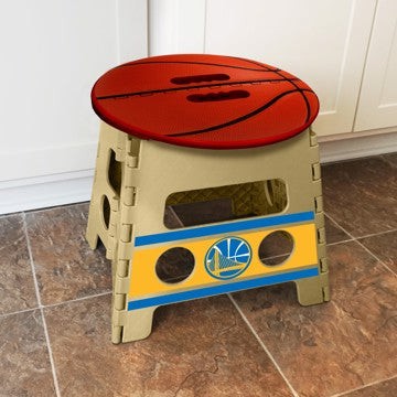 Wholesale-Golden State Warriors Folding Step Stool NBA Foot Stool - 14" x 13" SKU: 24402