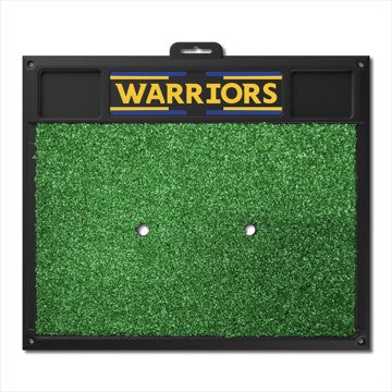 Wholesale-Golden State Warriors Golf Hitting Mat NBA 20" x 17" SKU: 19723