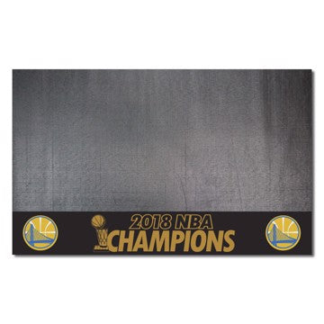 Wholesale-Golden State Warriors Grill Mat NBA Vinyl Mat - 26" x 42" SKU: 25334