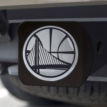 Wholesale-Golden State Warriors Hitch Cover NBA Chrome Emblem on Black Hitch - 3.4" x 4" SKU: 21023