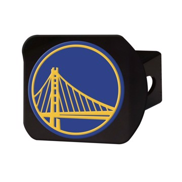Wholesale-Golden State Warriors Hitch Cover NBA Color Emblem on Black Hitch - 3.4" x 4" SKU: 22730