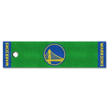 Wholesale-Golden State Warriors Putting Green Mat NBA 18" x 72" SKU: 9269