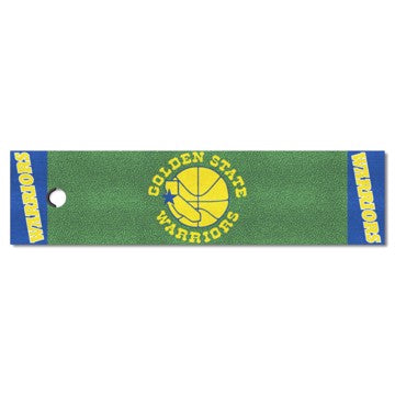 Wholesale-Golden State Warriors Putting Green Mat - Retro Collection NBA 18" x 72" SKU: 35293