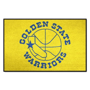 Wholesale-Golden State Warriors Starter Mat - Retro Collection NBA Accent Rug - 19" x 30" SKU: 35289