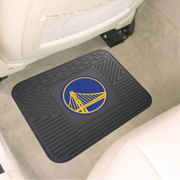 Wholesale-Golden State Warriors Utility Mat NBA Back Seat Car Floor Mats - 1 Piece - 14" x 17" SKU: 10021