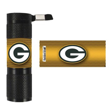 Wholesale-Green Bay Packers Flashlight NFL 1.1" H x 0.3" W x 3.4" L SKU: 62309