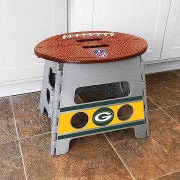 Wholesale-Green Bay Packers Folding Step Stool NFL Foot Stool - 14" x 13" SKU: 24435