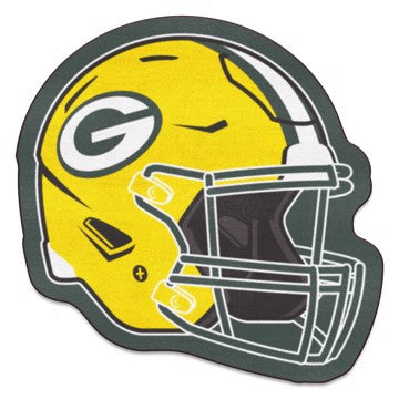 Wholesale-Green Bay Packers Mascot Mat - Helmet NFL Accent Rug - Approximately 36" x 36" SKU: 31737