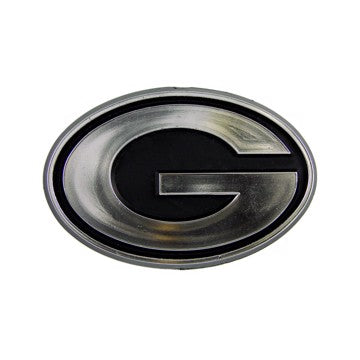 Wholesale-Green Bay Packers Molded Chrome Emblem NFL Plastic Auto Accessory SKU: 60269